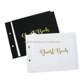 Laser Gold Mirror Acrylic Guest Book Custom Acrylic Hard Cover Notebook