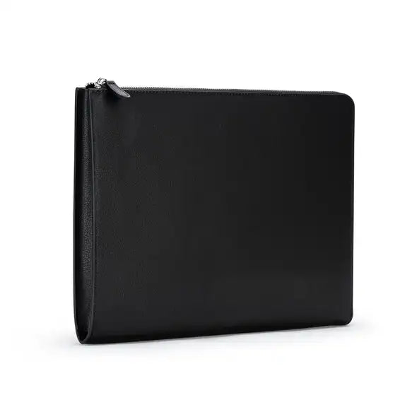 Luxury Slim RFID Blocking Custom Logo Business Travel Genuine Leather Laptop Holder Bag Computer Pouch Laptop Sleeve Case