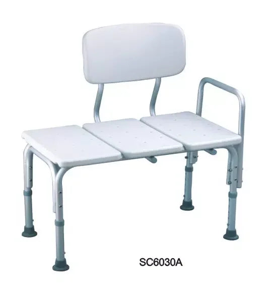 SUNCARE Adjustable Shower Bath Chair Stool Bench for Elderly With Seat Back