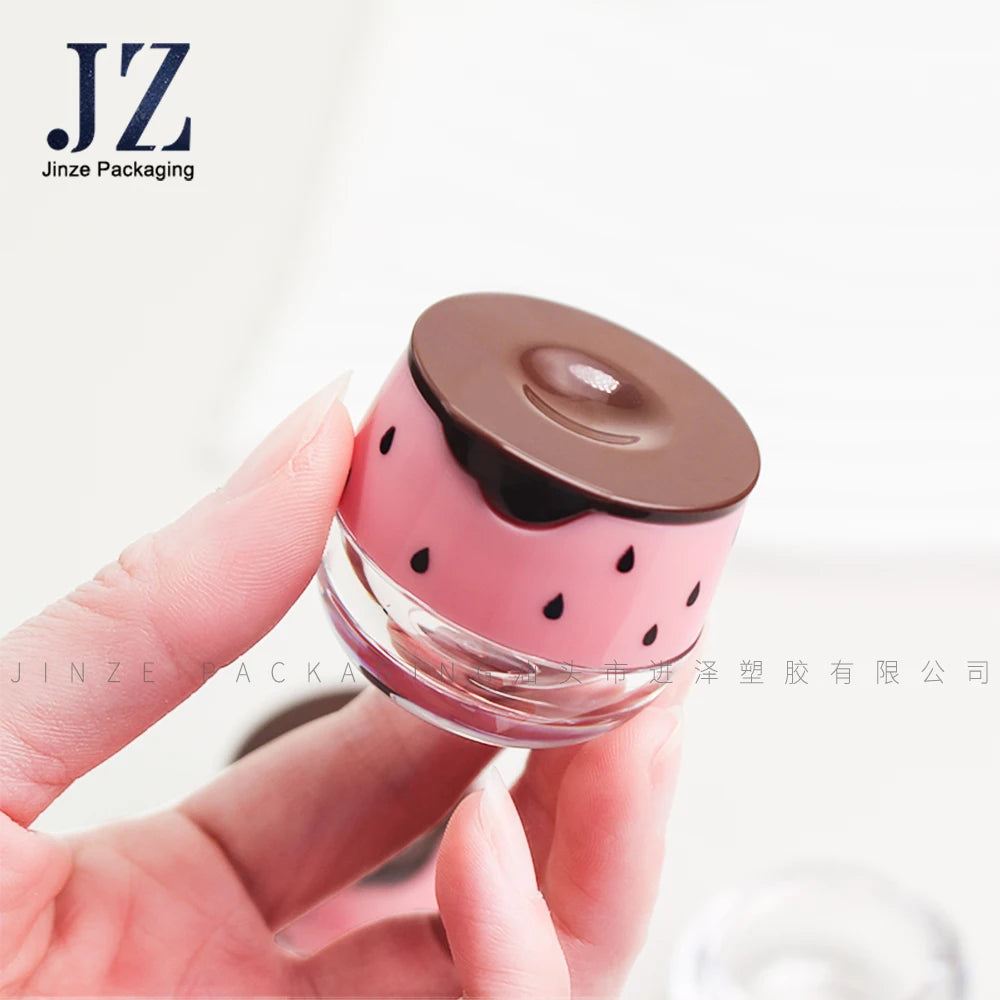 Jinze Ready to Ship 7.1ml Empty Cute Strawberry Cream Jar Skin Care Container