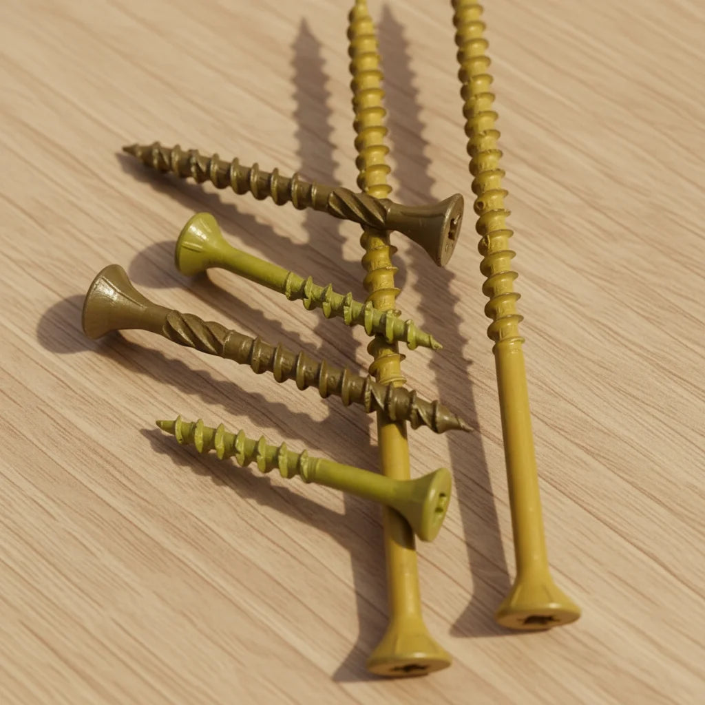 MALAXY Wooden Roll Wire Concrete Csk Chipboard Knurled M6 Thumb Phillips Square Recess Screws