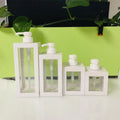 High Quality 300ml 500ml 750ml 1000ml Plastic Square Bottles Shampoo and Conditioner Wash Bottle Cosmetics Plastic Bottle