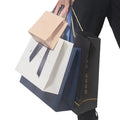 Thank You Black Recyclable Luxury Logo Gift Bag for Small Business