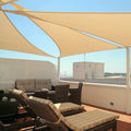Factory Price 3x4x5m Waterproof Sun Shelter Triangle Sunshade Outdoor Cover Garden Patio Pool Shade Sail Camping Awning
