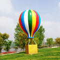 Giant Outdoor Wedding Stage Decor Fiberglass Hot air Balloon Props for Movie Props and Shop Window Display