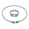 KALEN Punk Fine Jewelry Fashion Bracelets Men Stainless Steel Snake Bracelet Necklace