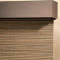 Modern Style Vertical Roller Shade Fascia Square Cassette With Aluminum Cover Control Components Blackout Fabric for Indoor Use