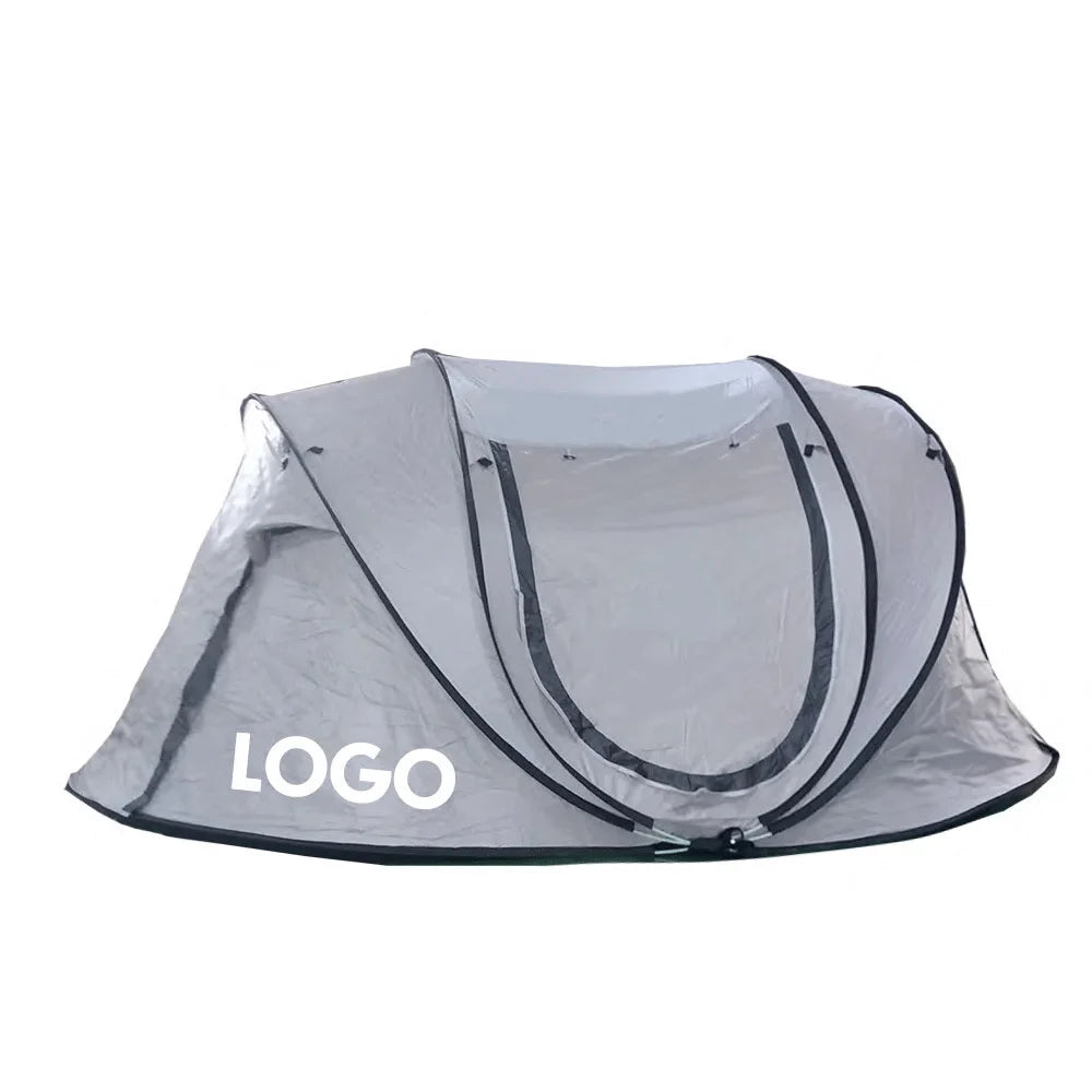Factory Automatic Setup Waterproof Double Layer Instant 6 Person Easy Pop up Tent  Family Tents for Camping Hiking Traveling