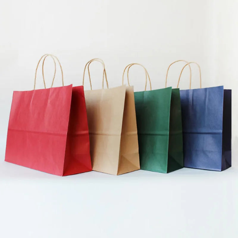 Retail Shop Clothes Gift Paper Bag Custom Logo Unique Customized Shopper Packaging Paper Bag Packaging