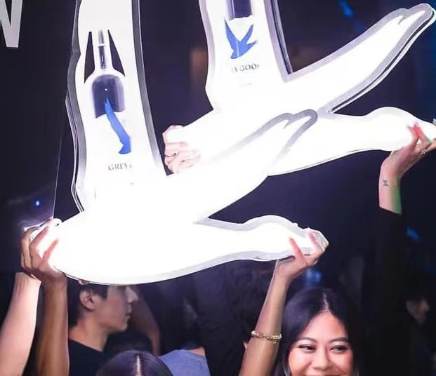 Grey Goose Champagne Bottle Presenter VIP Bottle Display for Nightclub