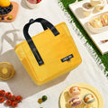 New Portable Insulated Tote Lunch Bag Thermal Food Bags  Flamingos Picnic Food Lunch Box Bag Custom