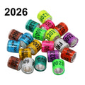 Mixed Color Bands Bird Foot Ring Species Identify Training Rings 8mm Digital Pigeon Foot Ring