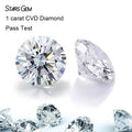 CVD Lab Grown Diamond 1.0ct Round Laboratory Diamond Sale 1 Carat DEF VS Lab Diamond for Woman Men Engagement Ring