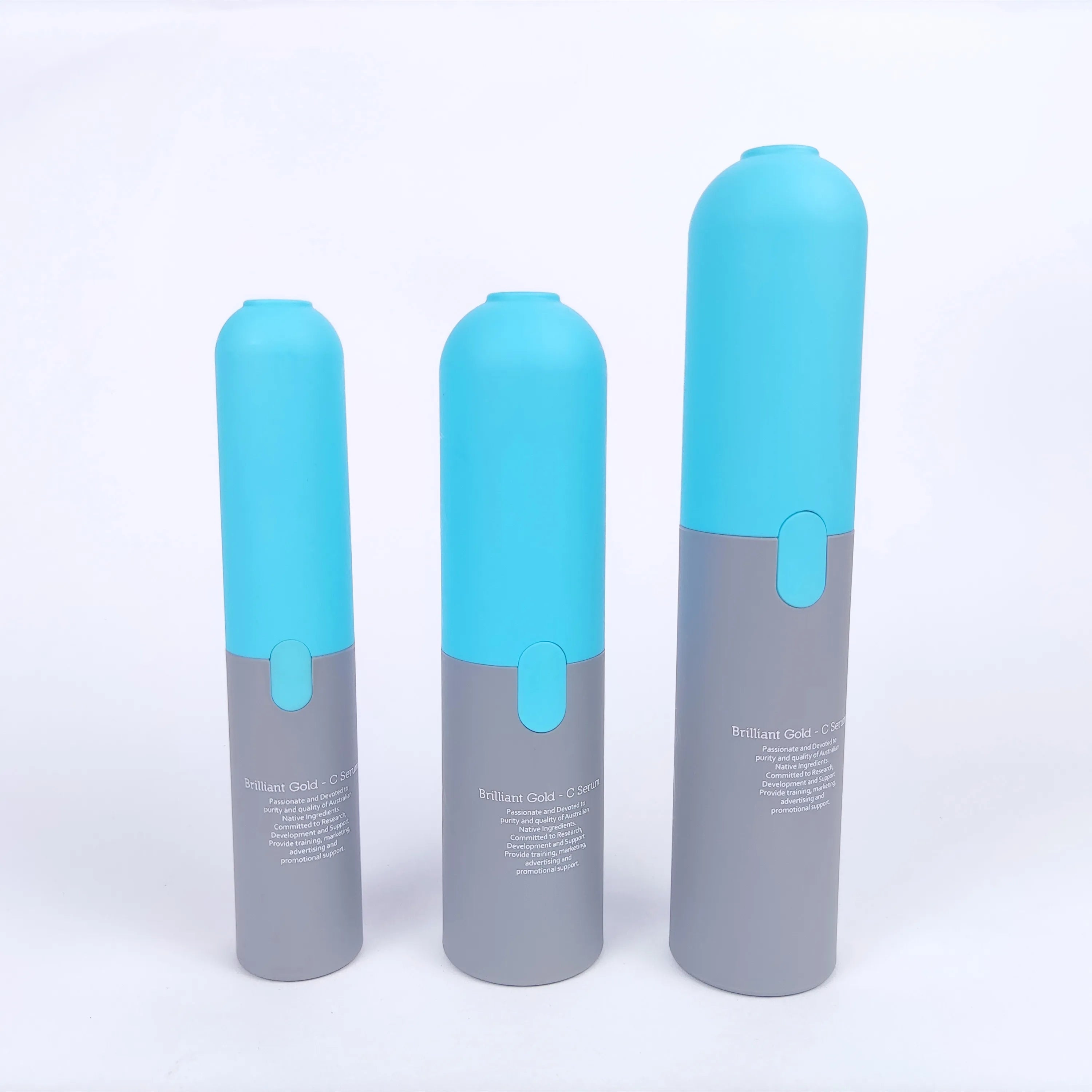 Kinpack Unique Design 15/30/50ml Recyclable PP Airless Pump Bottle Airless Sprayer Packaging for Skin Care and Cosmetics