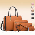 Hot Sale Women Bags Handbag PU Leather Tote Shoulder 2022 Ladies Hand Bag Set