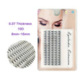 Wholesale 0.07 Thickness 10D Cluster DIY Eyelash Extention Individual Pre-cut Segment Clusters Lash