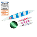 MISTER JIGGING 60g Luminous Fishing Jigs Fishing Lures Saltwater Jig Lure Metal Fishing Bait Lure Bait