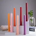 Wholesale 27cm Roman Column European Style Colorful Handmade Beeswax Soy Wax Pillar Candle Home Wedding Hotel Holiday Decoration