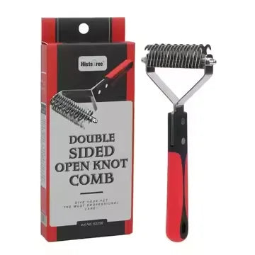 USMILEPET Pet Grooming Brush for Grooming Salon Household Pet Opening Knot Brush