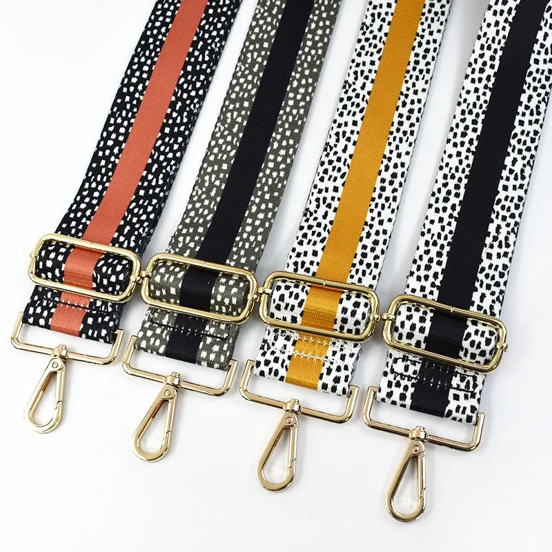 Meetee B-J2094 5cm Luggage Accessories Handbag Accessories the New Striped Webbing Bag Replaces the Adjustable Shoulder Strap