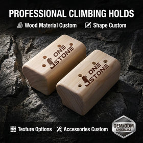 Custom Made Indoor/Outdoor Rock Climbing Grip Wood Grips Jug Training Fingerboard Climbing Holds Bouldering Home Wooden