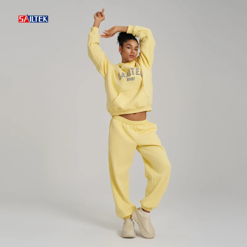 Jogger Pants Manufacturer Custom Logo Cotton Polyester Wide Leg Pants for Women Wholesale High Quality Baggy Sweatpants