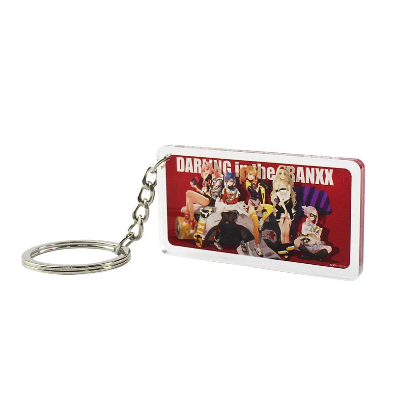 Custom Mother and Children Anime Pendants Glitter Epoxy Acrylic Keychain Charms Made of Durable Plastic