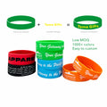 Popular Your Own Brand Custom Silicone Bracelet 1 Inch Rubber Bracelet Engraved QR Code Silicone Wristband