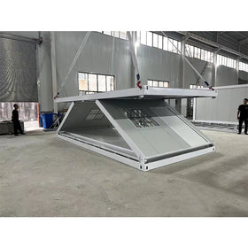 China's Easy-to-Assemble Z-Shaped Foldable Container House Mobile Accommodation for Living Hotels and Offices