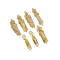 Gold Plated CZ Saint Jude San Judas Tadeo Bracelet Charm Connector Diamond Pave Thaddeus Chaplet by Heavenly Divine Connector