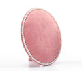 Oval Pearl Plate Necklace Stud Storage Jewelry Organizer Stand Display Set Earrings Display Stand Jewelry