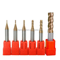 CHENGZHEN HRC55 2/4-Flute Carbide Flat Endmill - High Precision â‰¤0.005mm CNC Ball Nose Router Bit RoHS Certified