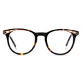 FP1925 Wholesale Brand Black Fashion Unisex Round Oversize Acetate Optical Glasses Frame