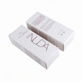 Custom Designed White Card Paper Box Small Packaging for Cosmetics Recycled Materials Matt Lamination Folder Box Type
