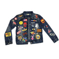 Children's Clothing Embroidered Color Sequin Patch Brand Name Logo Chenille Patch Embroidered Sweatshirt