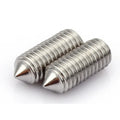 DIN914 Stainless Steel SS304 Hex Socket Cone Set Screw Polished with Taper Point