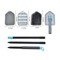 3 in 1 Long Handle Scrub Brush for Shower Tub and Bathroom