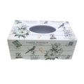 Home Decorative Wood Tissue Holder Box Country Rural Rectangular Tissue Box Cover - Bathroom Kitchen Office Room