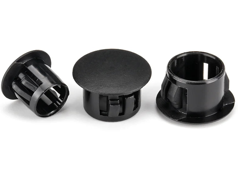 10mm 16mm 30mm Nylon Plastic Flat Round Snap Furniture Decoration Dustproof Hole Plugs Covers