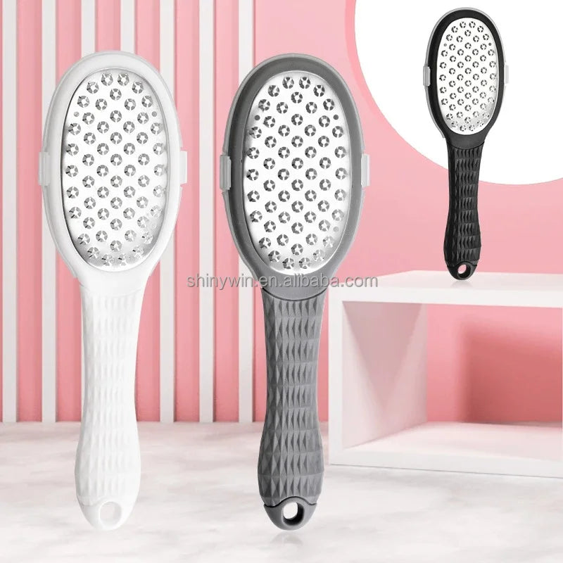 Wholesale Stainless Steel Detachable Foot File Portable and Washable Callus Remover Foot File Scraper Tools