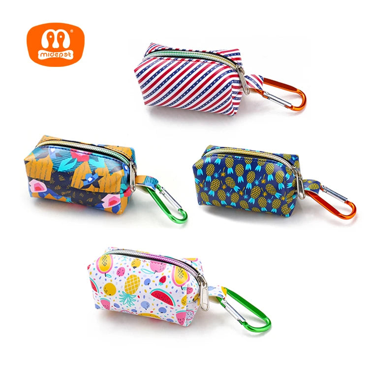 Midepet Factory Wholesale New Design Dog Leash Poop Bag Fashion Dog Poop Bag Holder