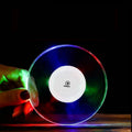 Custom Transparent Crystal Colorful LED Cup Coaster Waterproof Acrylic Flashing Battery Operated 24 Hours Party Hot Selling