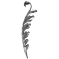 500x110mm Stamping Gate Ornamental Wrought Iron Leaves for Staircase Railing Handrail Gate Fence Parts