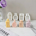 Silicone Perfume Bottle Shape DIY Handmade Soap Molds Candle for Candle Molding Comes in OPP Bag