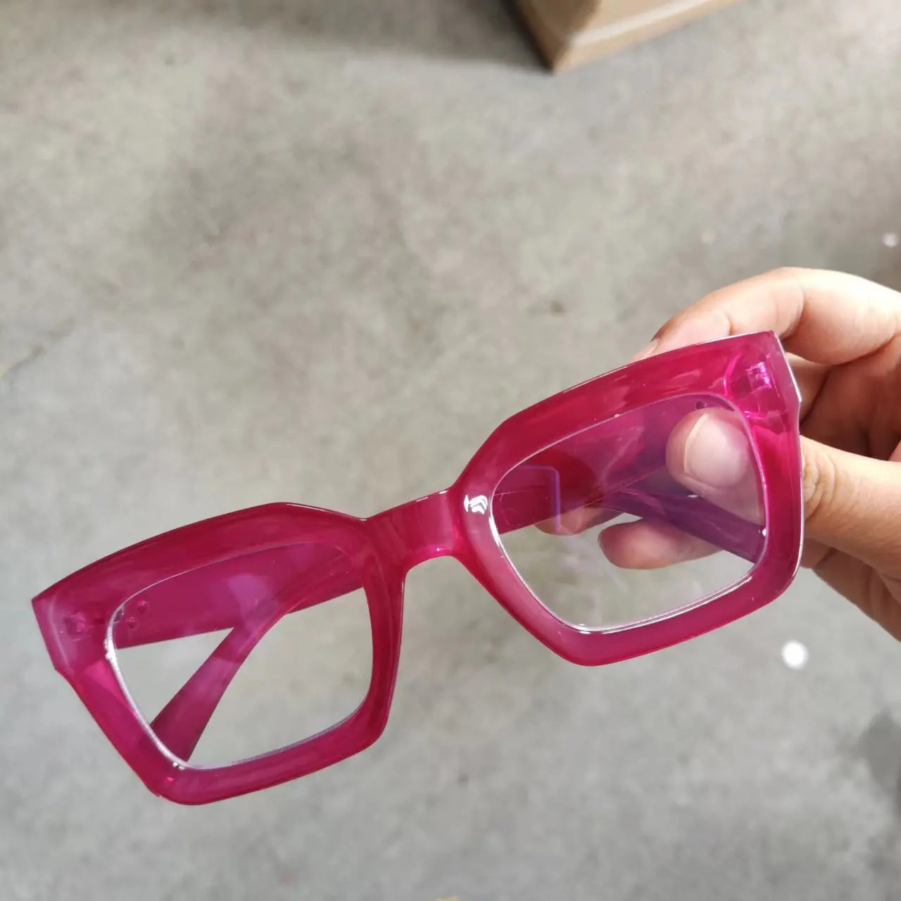 Unisex 1750 Square Designer Optical Glasses Frames Anti-Blue Light Blocking Eyeglasses Wholesale PC Material for Women and Men