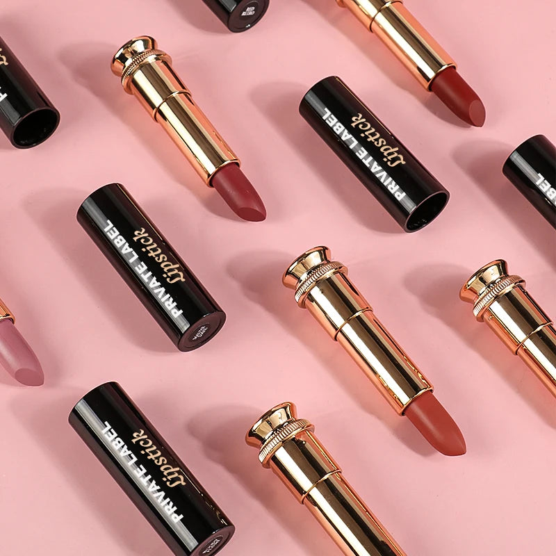 Factory Customize OEM/ODM Lipstick Tube Top Sale Lipstick High Pigment Glitter Matte Lipstick