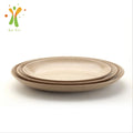 FREE SAMPLE 100% Biodegradable Rice Husk Serving Plate Serving Dish