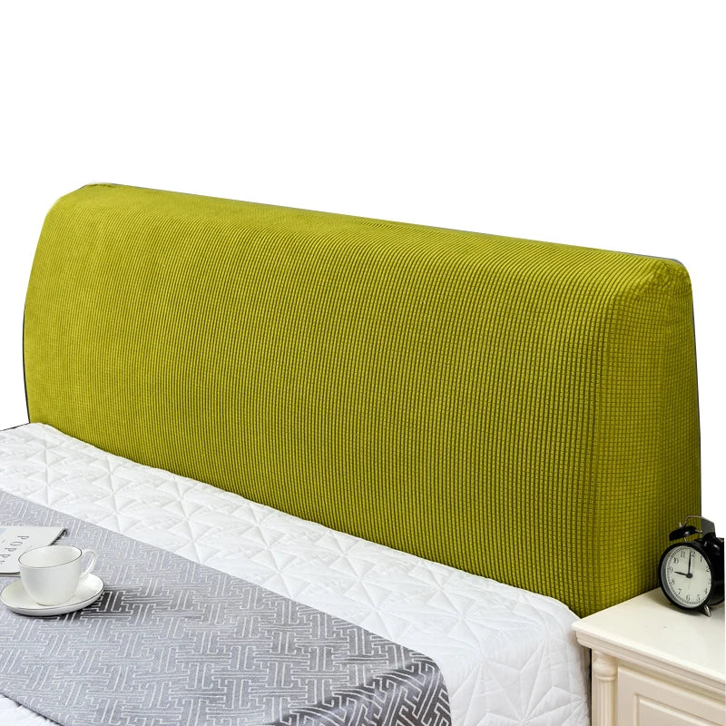 Wholesale Universal Magic High Stretching Elastic Washable Durable Solid Color Head Board Cover for Living Room