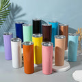 2023 Outdoor Travel Double Wall Thermo Drinking Cup Stainless Steel Insulated Vacuum Coffee Mug with Slide Lid
