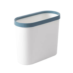 Fashionable Home Kitchen Office Standing Rectangular Without Lid Trash Can with Corner Design Plastic Storage